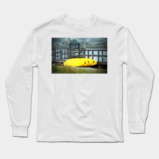 Four Yellow Surfboards Long Sleeve T-Shirt